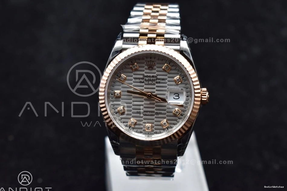 1:1 VS 36 TopPick Bracelet SS 904L DateJust Diamond Dial Jubilee On Silver Edition 563 126234 Markers VSF Best 0301
